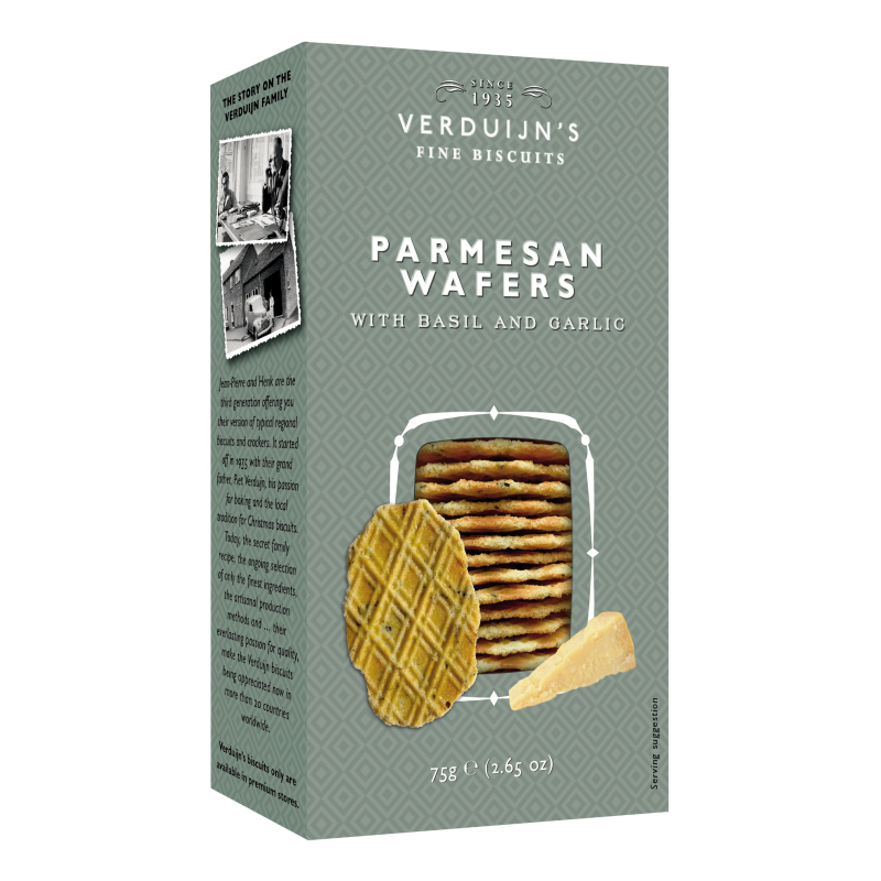 Verduijn's parmesan cheese and basil waffles