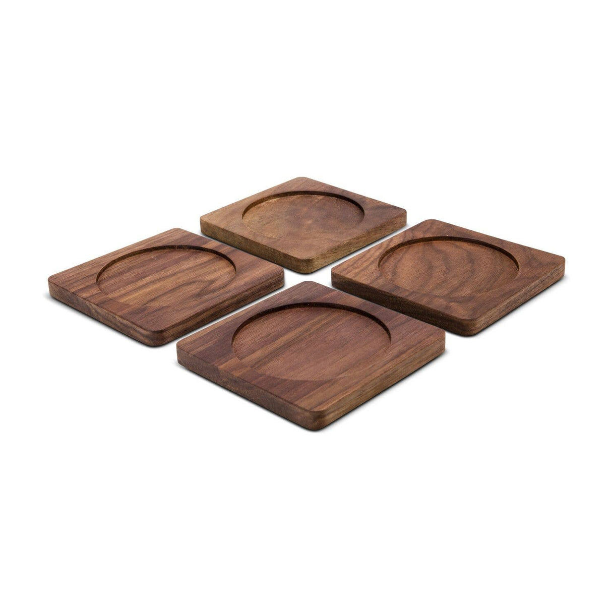 Sous-verres en bois (lot de 4)