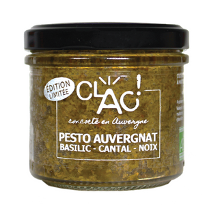 Auvergne basil cantal walnut pesto