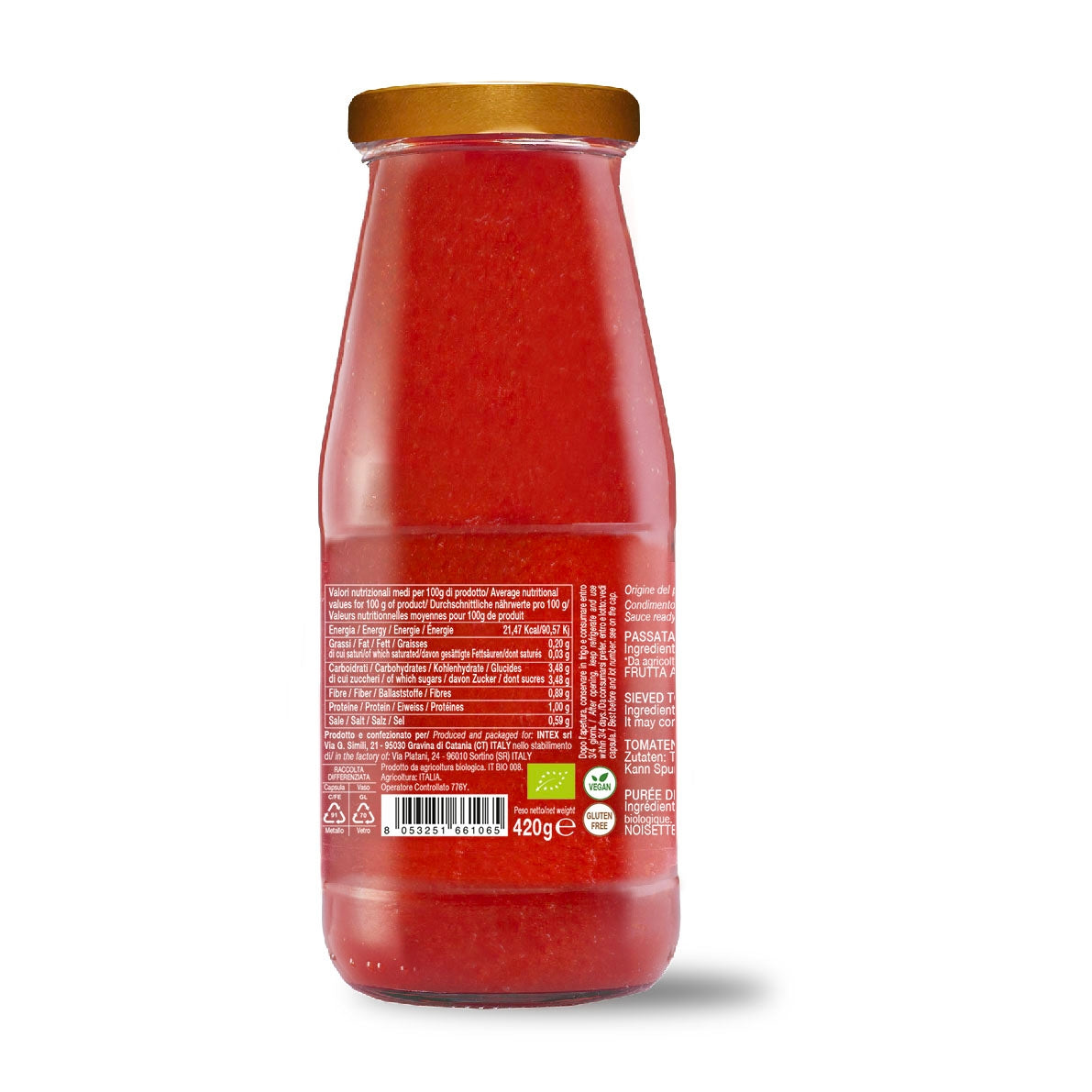 Passata di pomodoro bio 420g