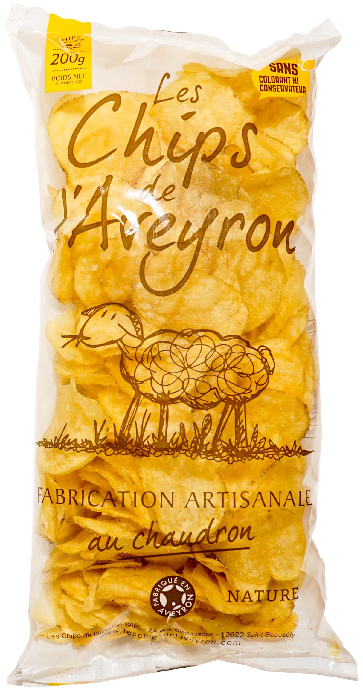 Aveyron Nature artisanal chips