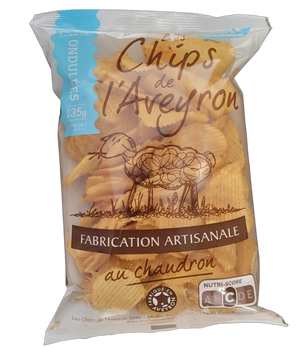 Aveyron wavy artisanal chips