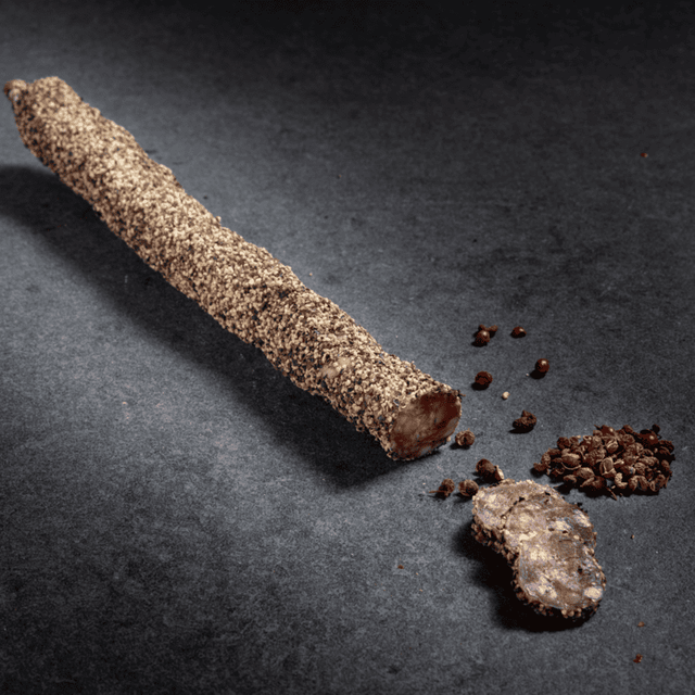 Saucisse fuet au poivre