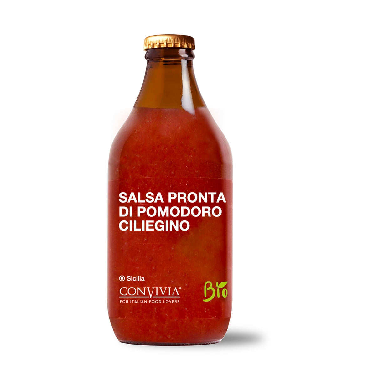 Ready-to-use organic cherry tomato sauce