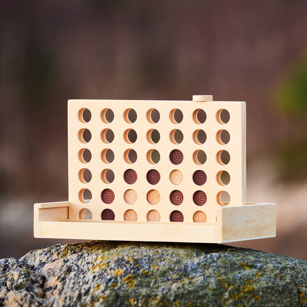 Connect Four Bamboo Game