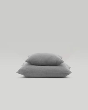French raw linen cushion cover