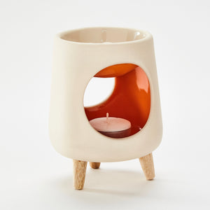 Burner for scented wax tablets