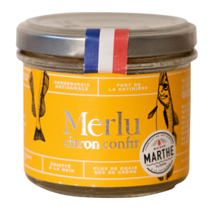 Hake with preserved lemon